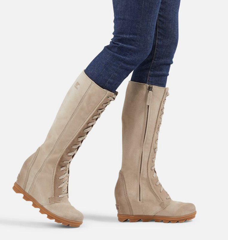 Womens Wedges Brown - Sorel Joan of Arctic™ II Tall Boot - 318-DUMNTC